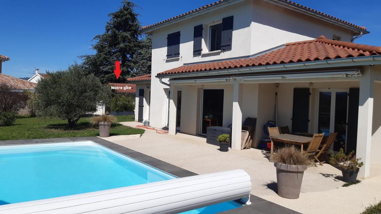 Gite Bambou Avec Piscine Saint-Andeol-le-Chateau Εξωτερικό φωτογραφία